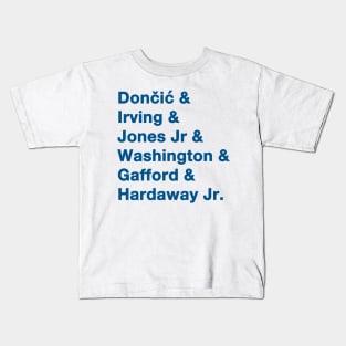 Mavs '23-'24 playoff squad Kids T-Shirt